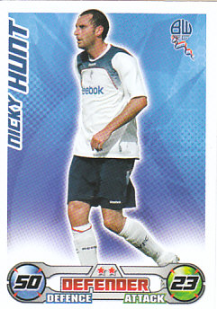Nicky Hunt Bolton Wanderers 2008/09 Topps Match Attax #58